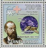 Nobel Prize Stamp Lenard von Baeyer Koch Sienkiewicz von Suttner S/S MNH #4253