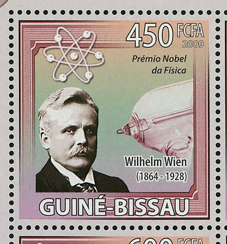 Nobel Prize Stamp Wien Gullstrand Michael Currie Maeterlinck Fried S/S MNH