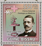 Nobel Prize Stamp Wien Gullstrand Michael Currie Maeterlinck Fried S/S MNH