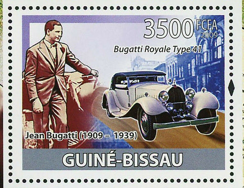 Jean Bugatti Stamp Cars Transportation Ettore Bugatti Royale Type 41 S/S MNH