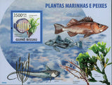 Marine Plants Fish Stamp Enteromorpha Linza Prionotus Evolans S/S MNH #4296