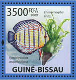 Marine Plants Fish Stamp Enteromorpha Linza Prionotus Evolans S/S MNH #4296