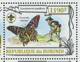 Scouts and Butterflies Stamp Robert Baden Powell Appias Nero S/S MNH #3153-3156