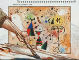 Joan Miro Stamp Young Woman Powdering Herself Dancer S/S MNH #3147 / Bl.353