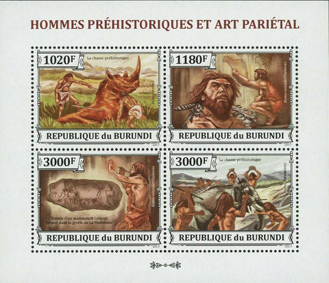 Prehistoric Humans Stamp Homo Erectus Homo Floresiensis S/S MNH #3253-3256