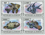 Fish Stamp Sphaeramia Nematoptera Balistapus S/S MNH #3218-3221