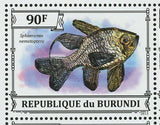 Fish Stamp Sphaeramia Nematoptera Balistapus S/S MNH #3218-3221