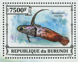 Fish Stamp Lactoria Cornuta Diodon Holocanthus S/S MNH #3222 / Bl.368