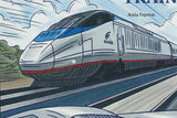 Trains Stamp High Speed Acela Express Siemen Velaro ICE 3 S/S MNH #3332 / Bl.390