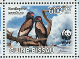 Birds Stamp WWF Terathopius Ecaudatus Bateleur Eagle S/S MNH #5229-5232