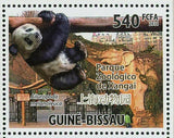 Giant Panda Stamp Ailuropoda Melanoleuca Xangai Zoo S/S MNH #5252-5257