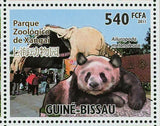 Giant Panda Stamp Ailuropoda Melanoleuca Xangai Zoo S/S MNH #5252-5257