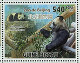 Giant Panda Stamp Ailuropoda Melanoleuca Xangai Zoo S/S MNH #5252-5257