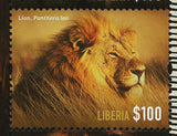 Lions Stamp Wild Cats of Africa Liberia Panthera Leo Souvenir Sheet MNH