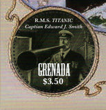 Titanic Ship RMS Stamp Centennial Historical Events Grenada Souvenir Sheet MNH