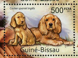 Dogs Stamp Dachshund Golden Retriever Pet Cocker Spaniel S/S MNH #5574-5577