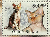 Cats Stamp Esfinge Mau Egyptian Devon Rex Turkish Souvenir Sheet MNH #5570-5573