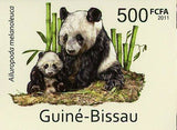 Giant Pandas Stamp Ailuropoda Melanoleuca Bear Wild Animal S/S MNH #5566-5569