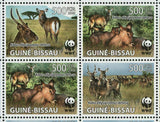 WWF Stamp Kobus Ellipsiprymnus Defassa Waterbuck Wild S/S MNH #3919-3922