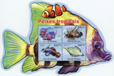 Tropical Fish Betta Splendens Oxymonacanthus Longirostris S/S MNH #5550-5553