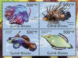 Tropical Fish Betta Splendens Oxymonacanthus Longirostris S/S MNH #5550-5553