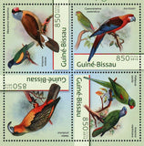 Extinct Parrots Stamp Mascarinus Mascarinas Amazona Violacea S/S MNH #6275-6278