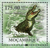 Crocodiles Stamp Melanosuchus Niger Souvenir Sheet MNH #4314 / Bl.410