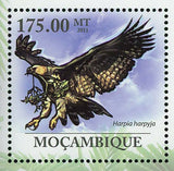 Harpy Stamp Bird Harpia Harpya Eagle Souvenir Sheet MNH #4378 / Bl.414