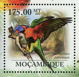 Parrots Stamp Birds Trichoglossus Haematodus Souvenir Sheet MNH