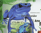 Poison-Dart Frogs Stamp Dendrobates Azureus Oophaga Pumilio S/S MNH #4307/Bl.409