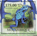 Poison-Dart Frogs Stamp Dendrobates Azureus Oophaga Pumilio S/S MNH #4307/Bl.409