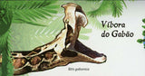 Gaboon Viper Stamp Snake Bitis Gabonica Souvenir Sheet MNH #4335 / Bl.413