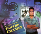 George Clooney Stamp Cinema Actor Hollywood S/S MNH #4523 / Bl.443