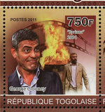 George Clooney Stamp Cinema Actor Hollywood S/S MNH #3944-3947