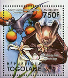 International Year of the Bats Stamp Souvenir Sheet MNH #4059-4062