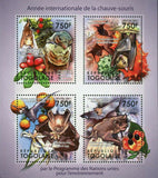 International Year of the Bats Stamp Souvenir Sheet MNH #4059-4062