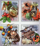 International Year of the Bats Stamp Souvenir Sheet MNH #4059-4062