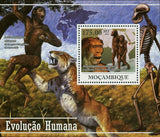 Human Evolution Stamp Australopithecus Africanus Man S/S MNH #4473 / Bl.433