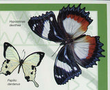 Butterflies Stamp Cardisoma Armatum Graphium Ridleyanus S/S MNH #3408 / Bl.492