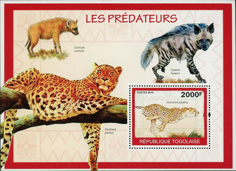 Cheetah Stamp Acinonyx Jubatus Wild Animal Souvenir Sheet MNH #3468/Bl.504