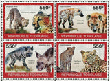 Acinonyx Jubatus Stamp Panthera Pardus Crocuta Souvenir Sheet MNH #3463-3466