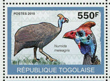 Wetland Birds Stamp Numida Meleagris Guttera Pucherani S/S MNH #3434-3437