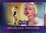 Marilyn Monroe Stamp Tribute Actress Hollywood Souvenir Sheet MNH #3529-3532