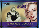 Marilyn Monroe Stamp Tribute Actress Hollywood Souvenir Sheet MNH #3529-3532