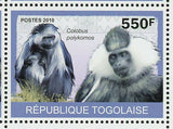 Monkeys Stamp Papio Anubis Colobus Polykomos Souvenir Sheet MNH #3484-3487