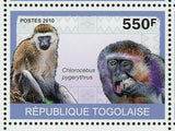 Monkeys Stamp Papio Anubis Colobus Polykomos Souvenir Sheet MNH #3484-3487