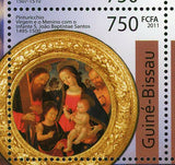 Christmas Paintings Stamp Raphael Botticelli Andrea Solario S/S MNH #5656-5659