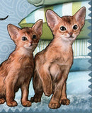 Cats Stamp Gato Chartreux Abyssinian Siamese Souvenir Sheet MNH #5769 / Bl.1016