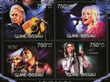 Prince Stamp Dolly Parton David Bowie James Brown Johnny Cash S/S MNH #6126-6129
