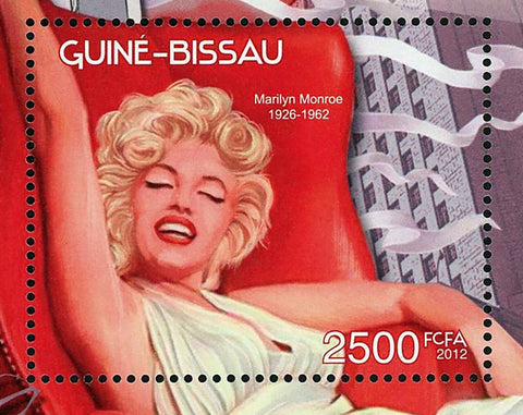 Marilyn Monroe Stamp Actress Hollywood Souvenir Sheet MNH #6211 / Bl.1096